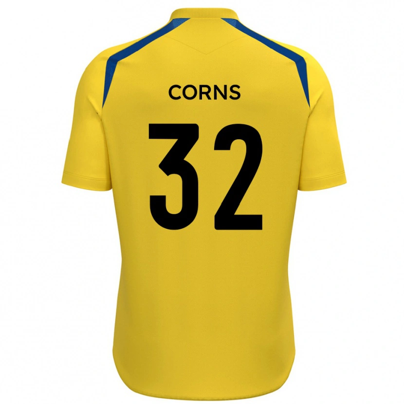 Danxen Herren Billy Corns #32 Gelb Blau Heimtrikot Trikot 2025/26 T-Shirt Österreich