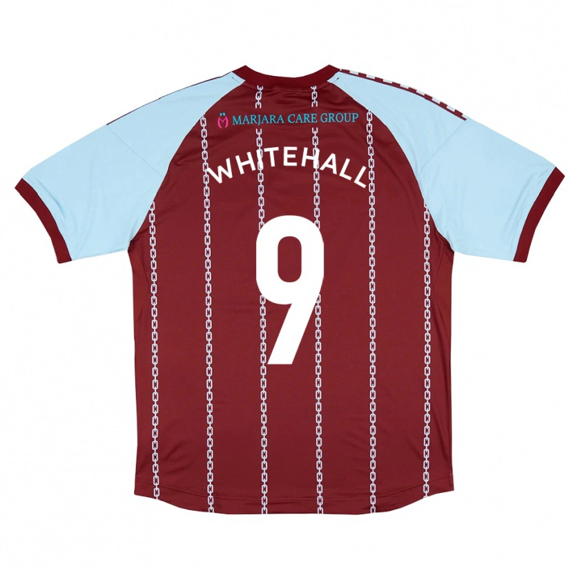 Danxen Herren Danny Whitehall #9 Himmelblau Rostrot Heimtrikot Trikot 2025/26 T-Shirt Österreich