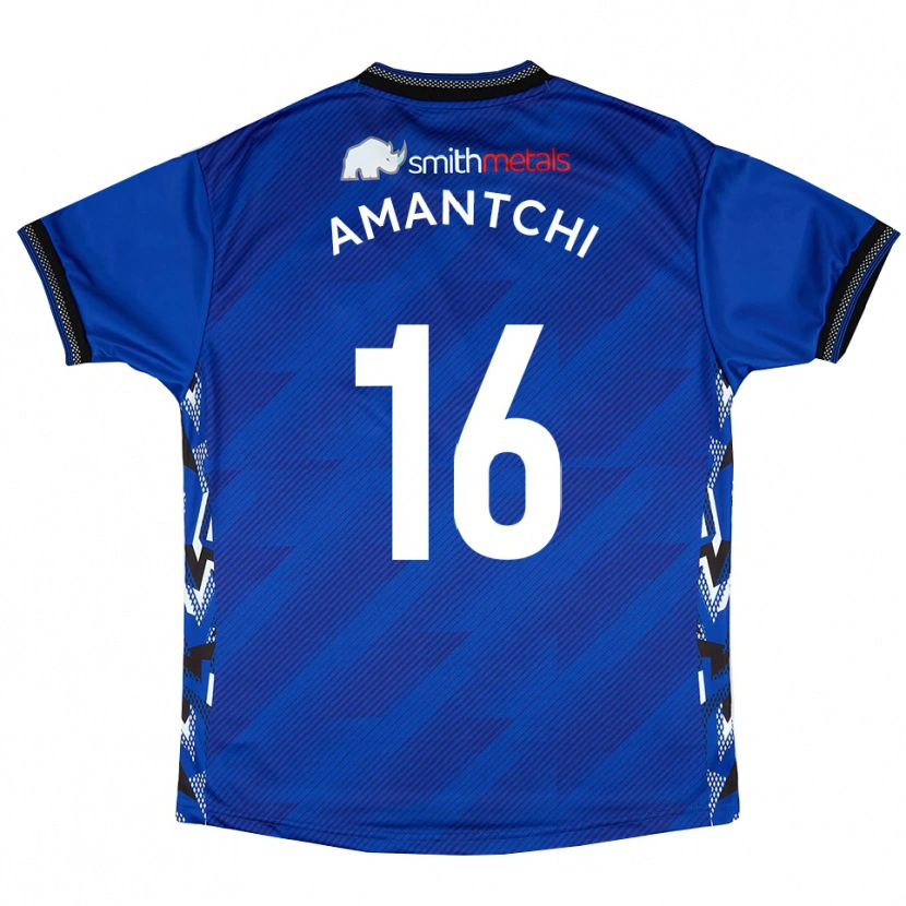 Danxen Herren Levi Amantchi #16 Blau Weiß Heimtrikot Trikot 2025/26 T-Shirt Österreich