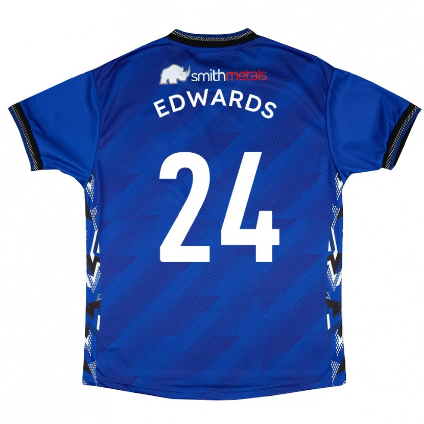 Danxen Herren Corey Edwards #24 Blau Weiß Heimtrikot Trikot 2025/26 T-Shirt Österreich