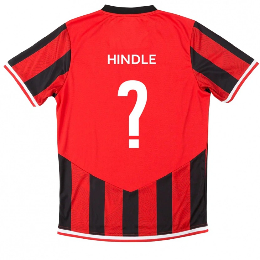 Danxen Herren Ruby Hindle #0 Rot Schwarz Heimtrikot Trikot 2025/26 T-Shirt Österreich