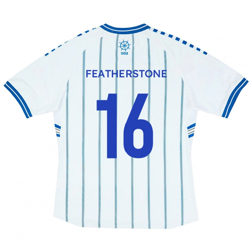 Danxen Herren Nicky Featherstone #16 Weiß Blau Heimtrikot Trikot 2025/26 T-Shirt Österreich