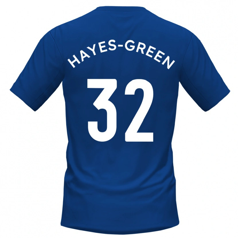 Danxen Herren Charlie Hayes-Green #32 Blau Weiß Heimtrikot Trikot 2025/26 T-Shirt Österreich