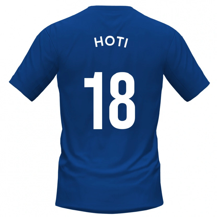 Danxen Herren Florent Hoti #18 Blau Weiß Heimtrikot Trikot 2025/26 T-Shirt Österreich