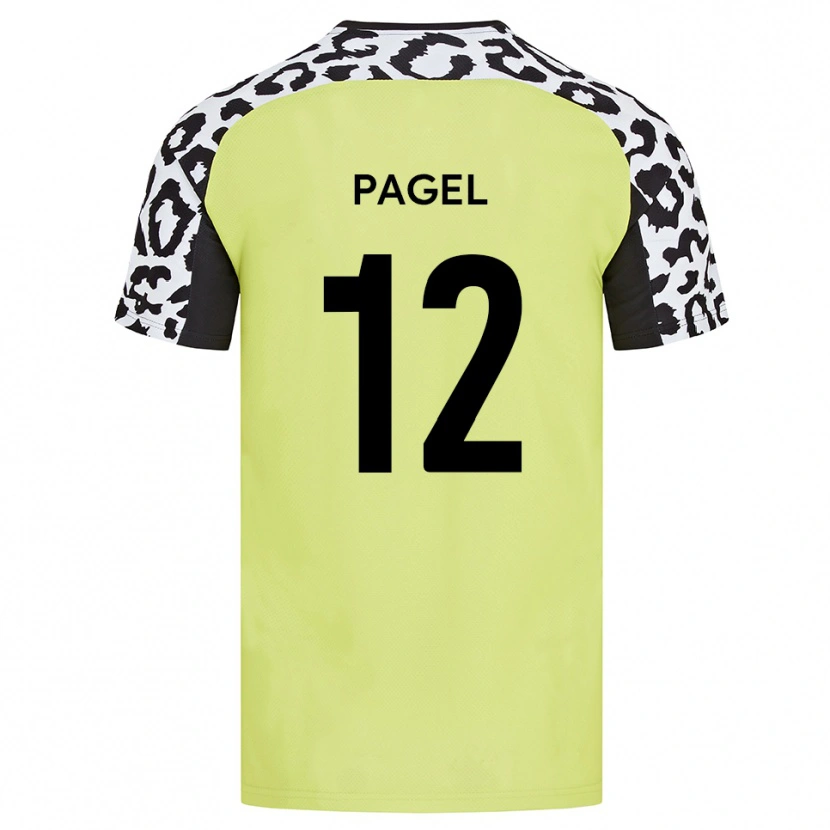Danxen Herren Fiachra Pagel #12 Fluoreszierendes Gelb Heimtrikot Trikot 2025/26 T-Shirt Österreich