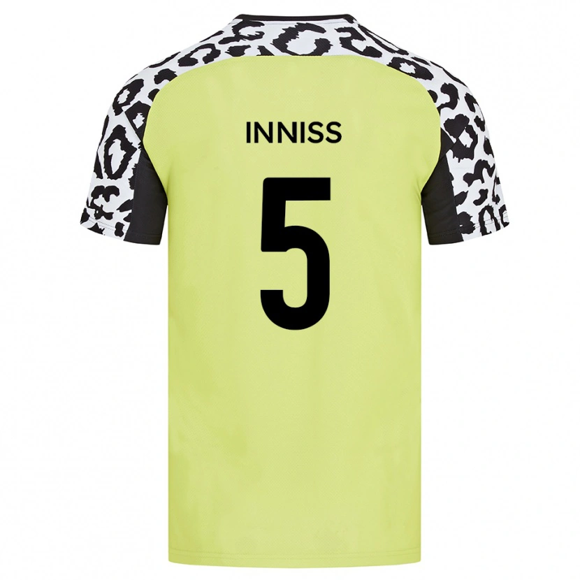 Danxen Herren Ryan Inniss #5 Fluoreszierendes Gelb Heimtrikot Trikot 2025/26 T-Shirt Österreich