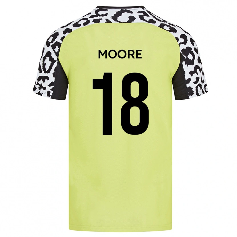 Danxen Herren Isaac Moore #18 Fluoreszierendes Gelb Heimtrikot Trikot 2025/26 T-Shirt Österreich