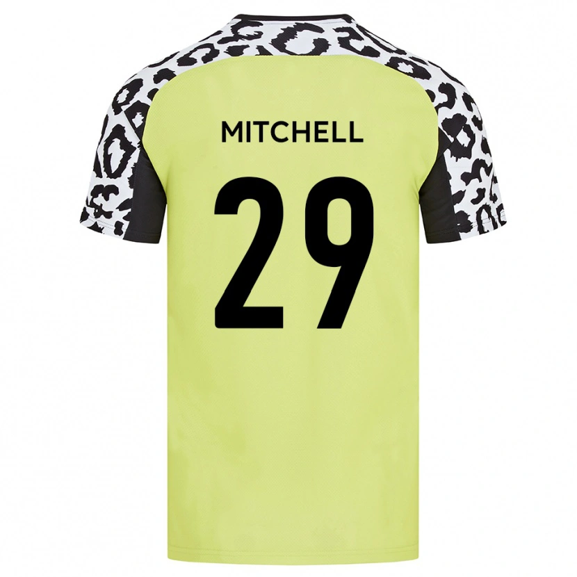 Danxen Herren Kairo Mitchell #29 Fluoreszierendes Gelb Heimtrikot Trikot 2025/26 T-Shirt Österreich