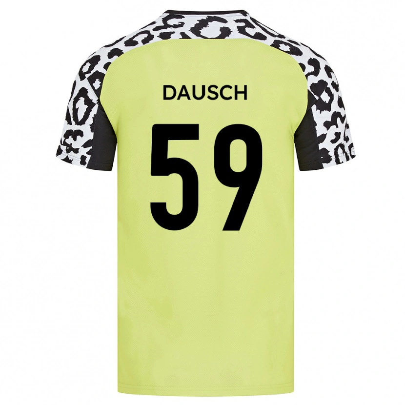 Danxen Herren Aidan Dausch #59 Fluoreszierendes Gelb Heimtrikot Trikot 2025/26 T-Shirt Österreich