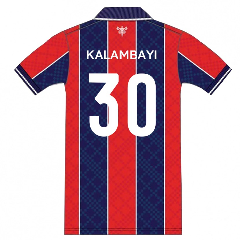 Danxen Herren Paul Kalambayi #30 Rot Marine Heimtrikot Trikot 2025/26 T-Shirt Österreich