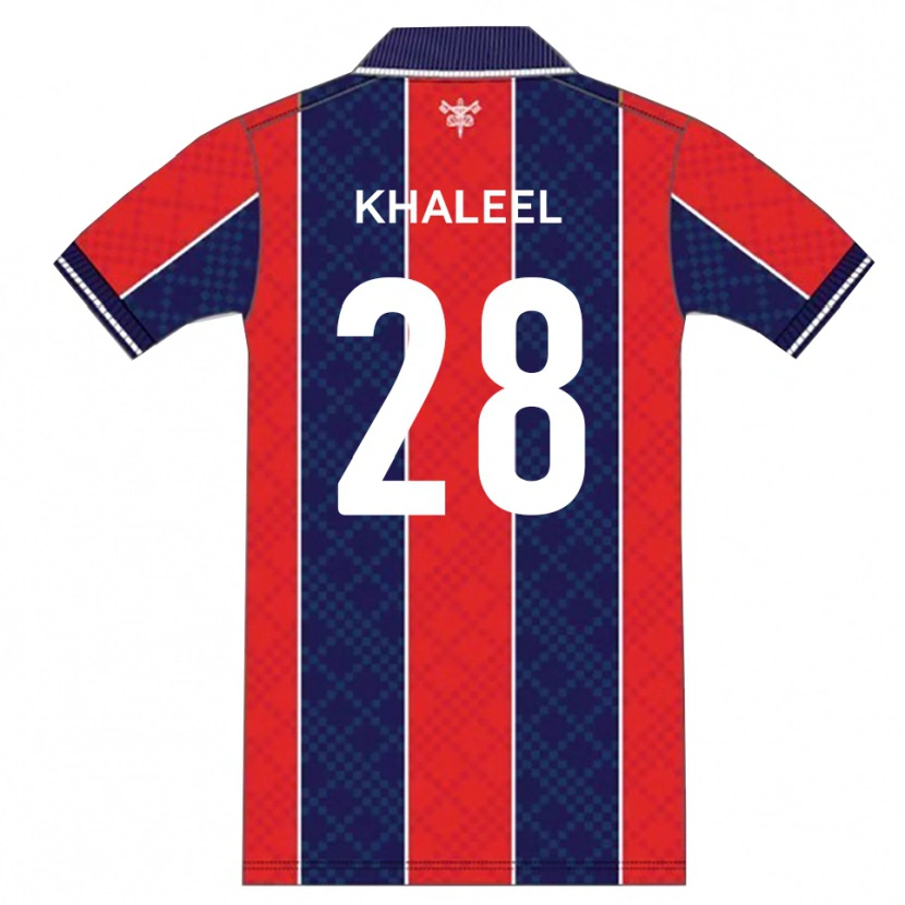 Danxen Herren Rafiq Khaleel #28 Rot Marine Heimtrikot Trikot 2025/26 T-Shirt Österreich