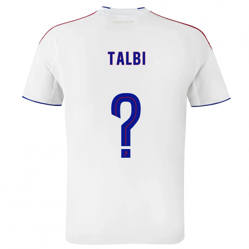 Danxen Herren Ryad Talbi #0 Weiß Rot Heimtrikot Trikot 2025/26 T-Shirt Österreich
