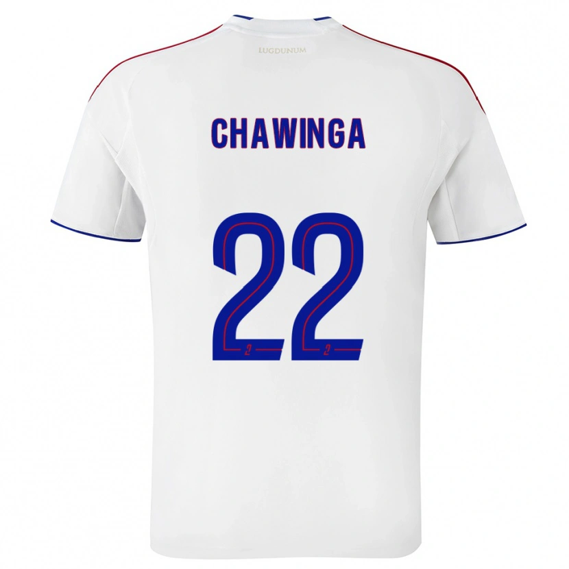 Danxen Herren Tabitha Chawinga #22 Weiß Rot Heimtrikot Trikot 2025/26 T-Shirt Österreich