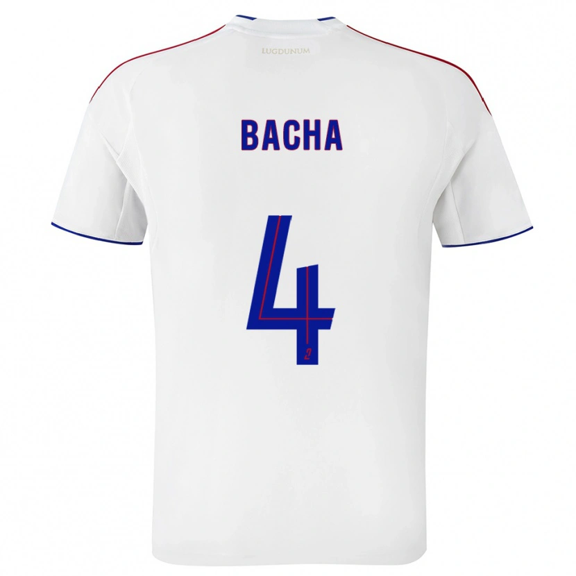 Danxen Herren Selma Bacha #4 Weiß Rot Heimtrikot Trikot 2025/26 T-Shirt Österreich
