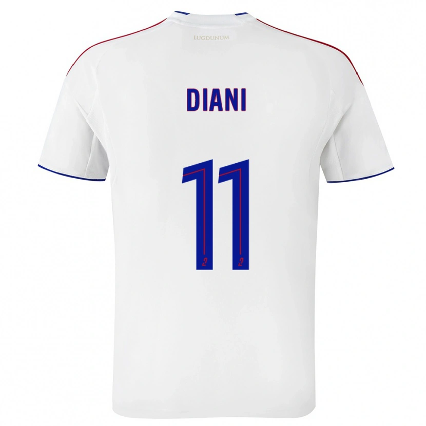 Danxen Herren Kadidiatou Diani #11 Weiß Rot Heimtrikot Trikot 2025/26 T-Shirt Österreich