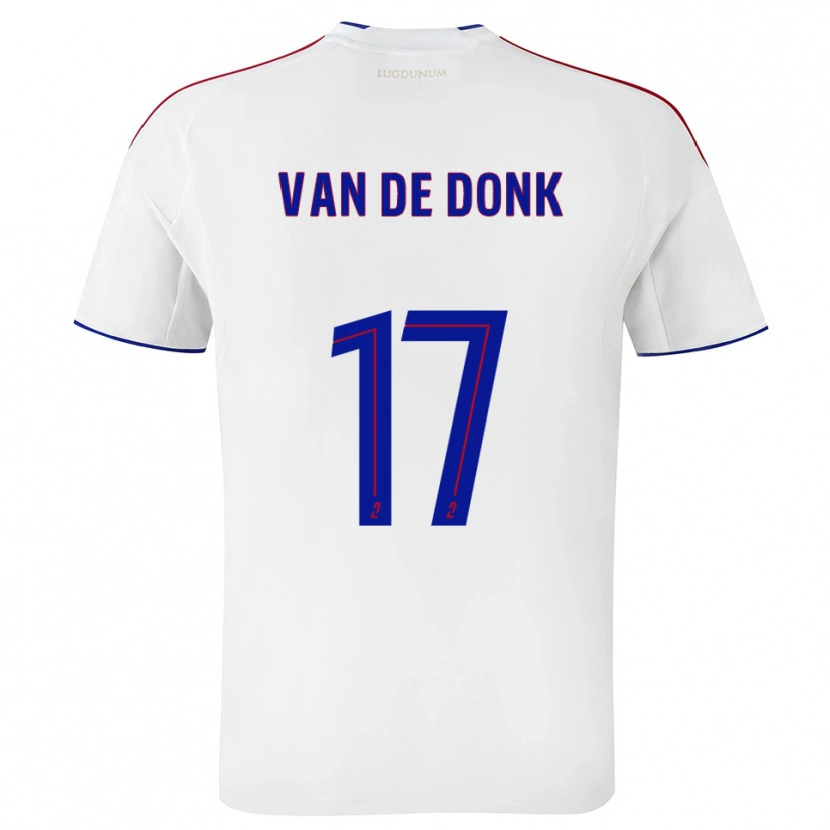 Danxen Herren Danielle Van De Donk #17 Weiß Rot Heimtrikot Trikot 2025/26 T-Shirt Österreich
