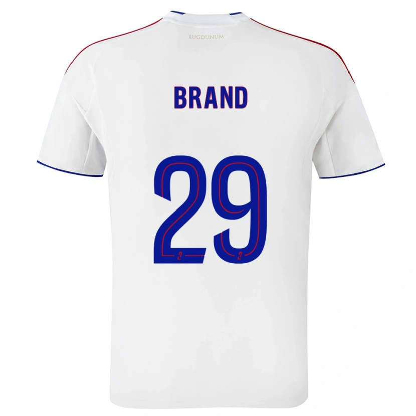 Danxen Herren Jule Brand #29 Weiß Rot Heimtrikot Trikot 2025/26 T-Shirt Österreich