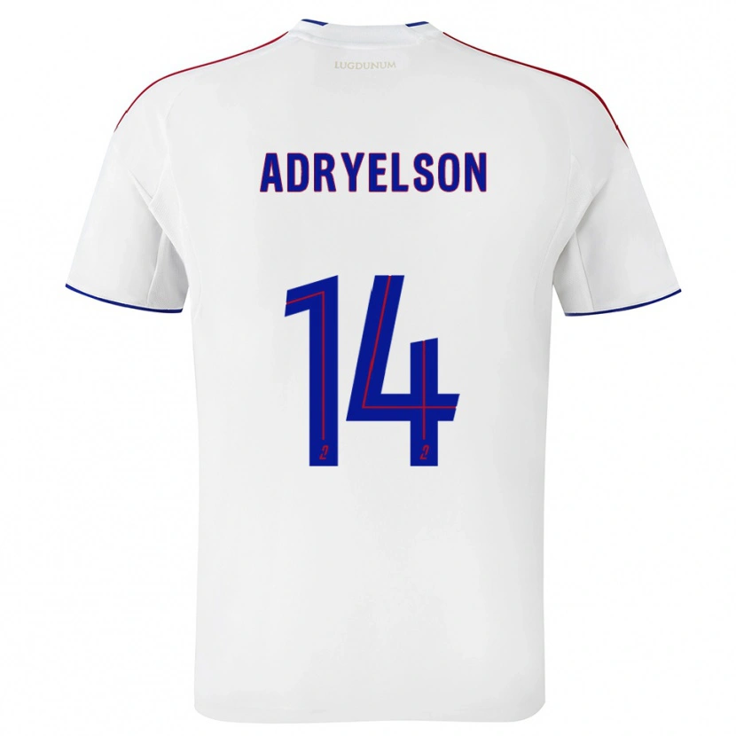 Danxen Herren Adryelson #14 Weiß Rot Heimtrikot Trikot 2025/26 T-Shirt Österreich