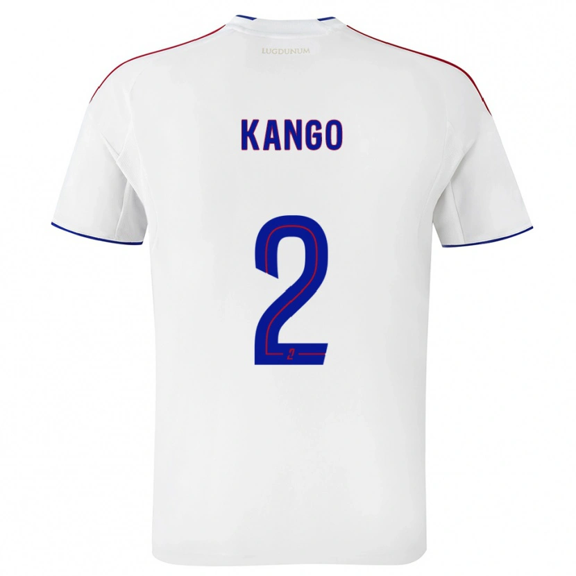 Danxen Herren Steeve Kango #2 Weiß Rot Heimtrikot Trikot 2025/26 T-Shirt Österreich