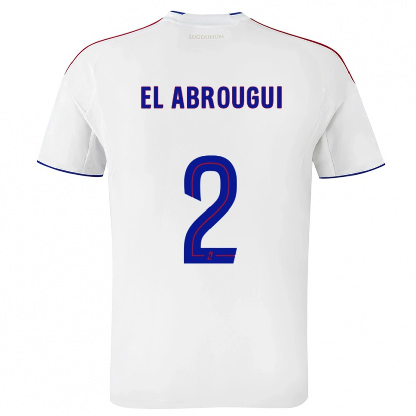 Danxen Herren Wassim El Abrougui #2 Weiß Rot Heimtrikot Trikot 2025/26 T-Shirt Österreich