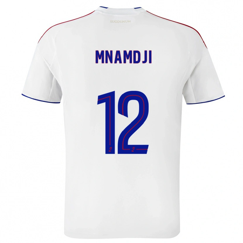 Danxen Herren Kassim Mnamdji #12 Weiß Rot Heimtrikot Trikot 2025/26 T-Shirt Österreich