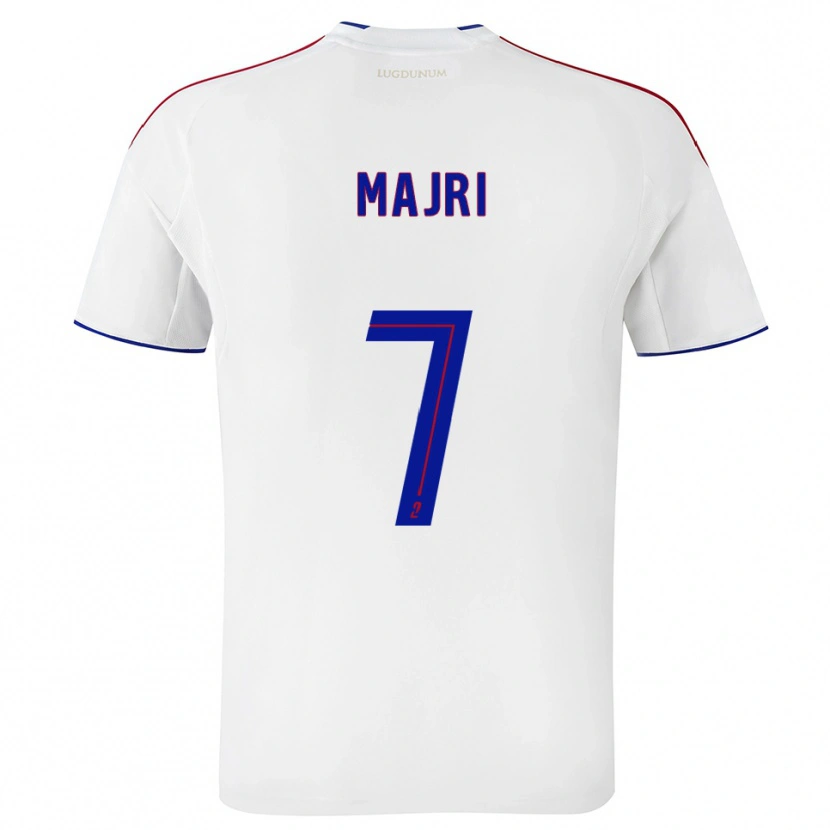 Danxen Herren Amel Majri #7 Weiß Rot Heimtrikot Trikot 2025/26 T-Shirt Österreich