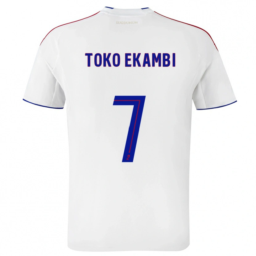 Danxen Herren Karl Toko Ekambi #7 Weiß Rot Heimtrikot Trikot 2025/26 T-Shirt Österreich