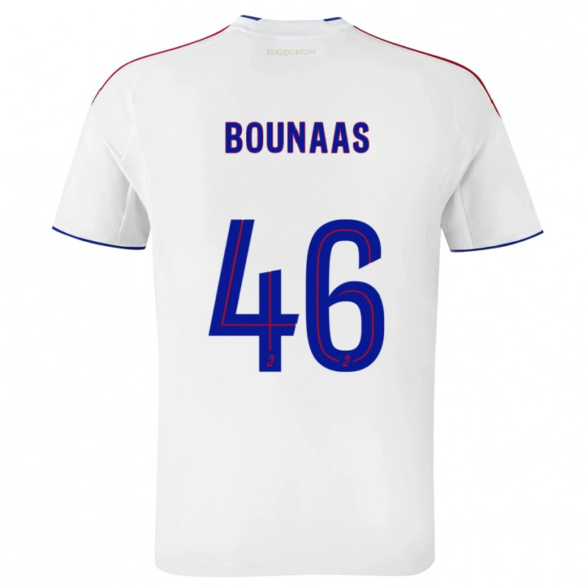 Danxen Herren Idris Bounaas #46 Weiß Rot Heimtrikot Trikot 2025/26 T-Shirt Österreich