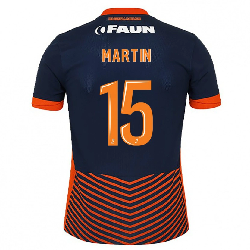 Danxen Herren Gabriel Martin #15 Mitternachtsblau Orange Heimtrikot Trikot 2025/26 T-Shirt Österreich