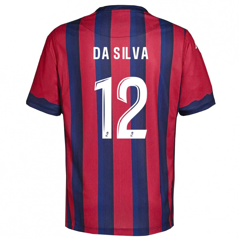 Danxen Herren Damien Da Silva #12 Burgunder Marine Heimtrikot Trikot 2025/26 T-Shirt Österreich