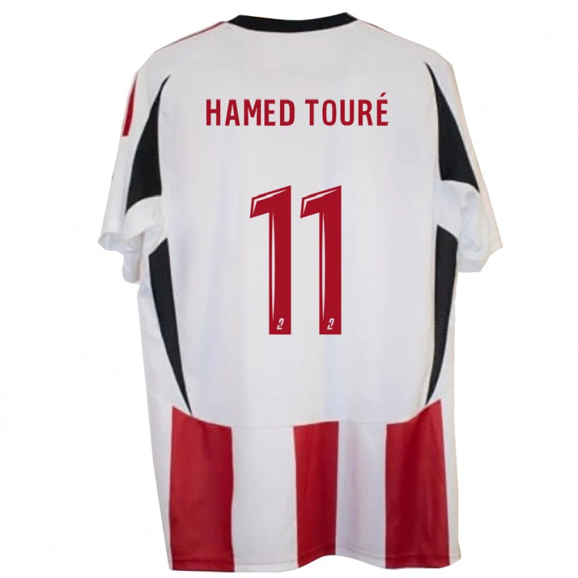 Danxen Herren Ben Hamed Touré #11 Rot Blau Heimtrikot Trikot 2025/26 T-Shirt Österreich