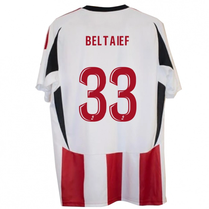 Danxen Herren Zyed Beltaief #33 Rot Blau Heimtrikot Trikot 2025/26 T-Shirt Österreich