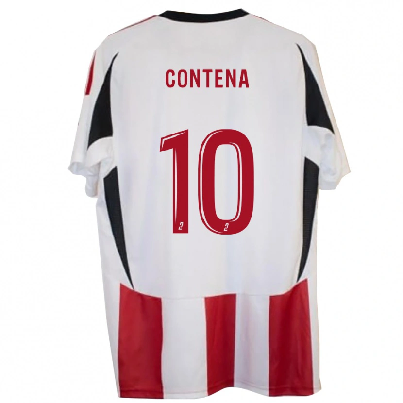Danxen Herren Ryan Contena #10 Rot Blau Heimtrikot Trikot 2025/26 T-Shirt Österreich