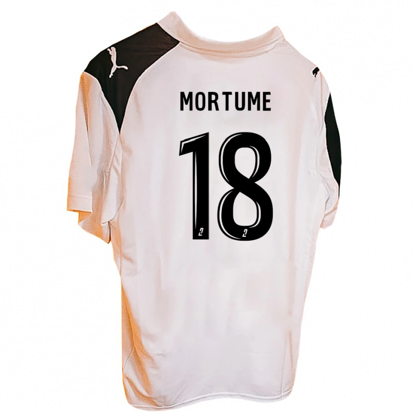 Danxen Herren Michael Mortume #18 Schwarz Weiß Heimtrikot Trikot 2025/26 T-Shirt Österreich