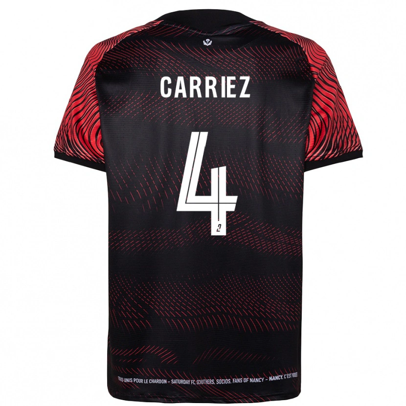 Danxen Herren Sasha Carriez #4 Weiß Rot Heimtrikot Trikot 2025/26 T-Shirt Österreich