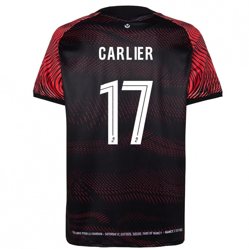Danxen Herren Maxence Carlier #17 Weiß Rot Heimtrikot Trikot 2025/26 T-Shirt Österreich