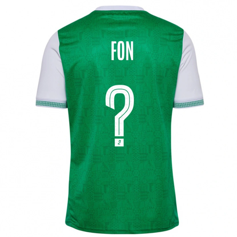 Danxen Herren Welma Fon #0 Grün Weiß Heimtrikot Trikot 2025/26 T-Shirt Österreich