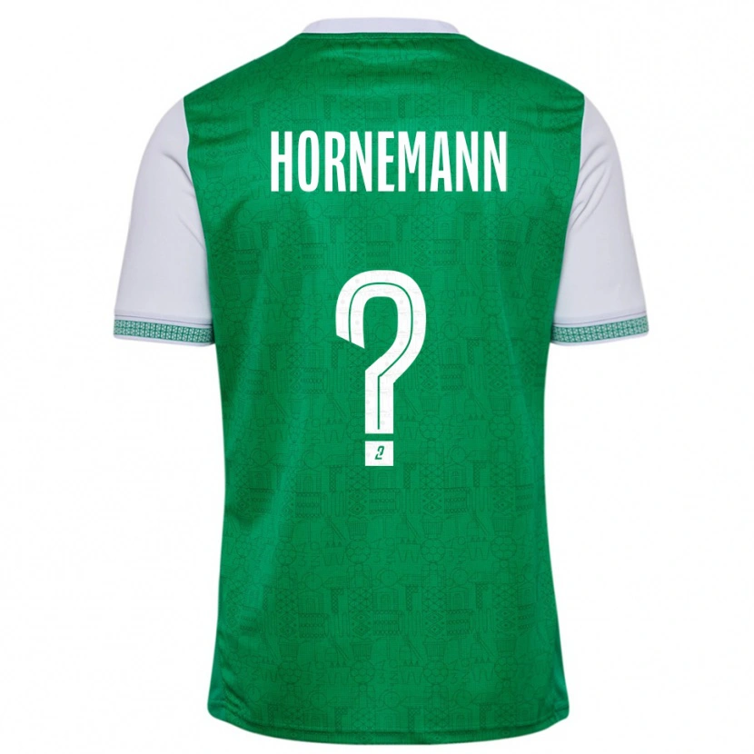 Danxen Herren Sofie Hornemann #0 Grün Weiß Heimtrikot Trikot 2025/26 T-Shirt Österreich