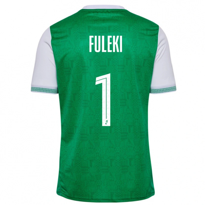 Danxen Herren Rafael Fuleki #1 Grün Weiß Heimtrikot Trikot 2025/26 T-Shirt Österreich