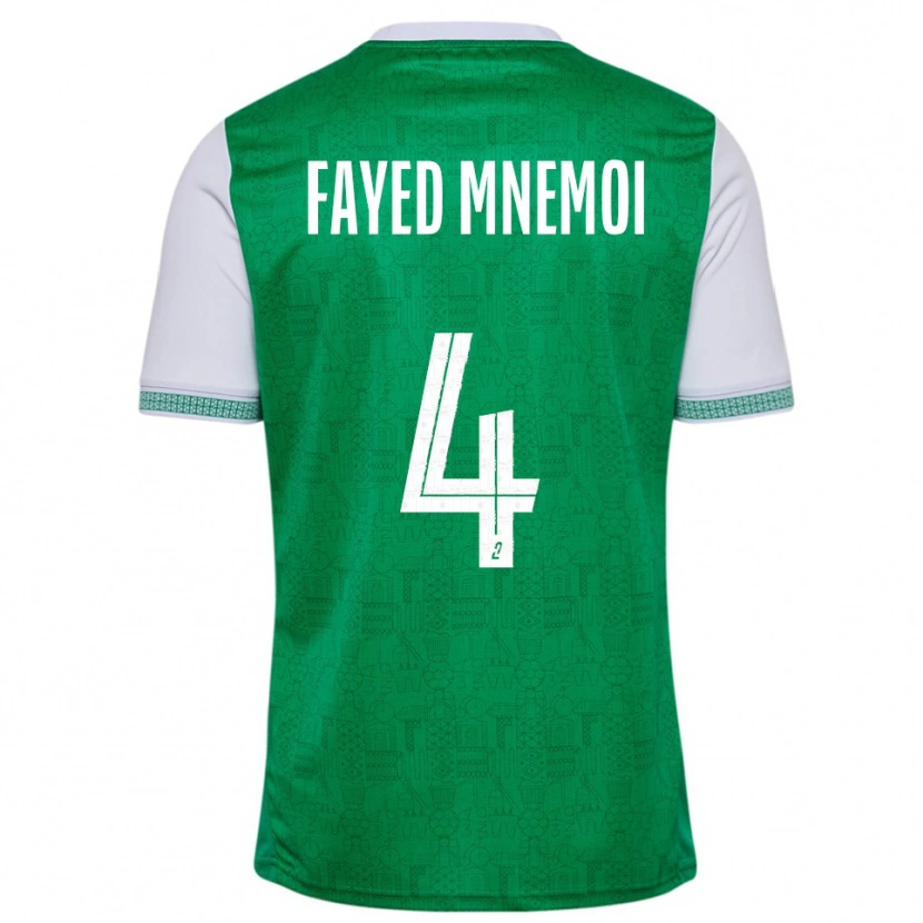 Danxen Herren El Fayed Mnemoi #4 Grün Weiß Heimtrikot Trikot 2025/26 T-Shirt Österreich