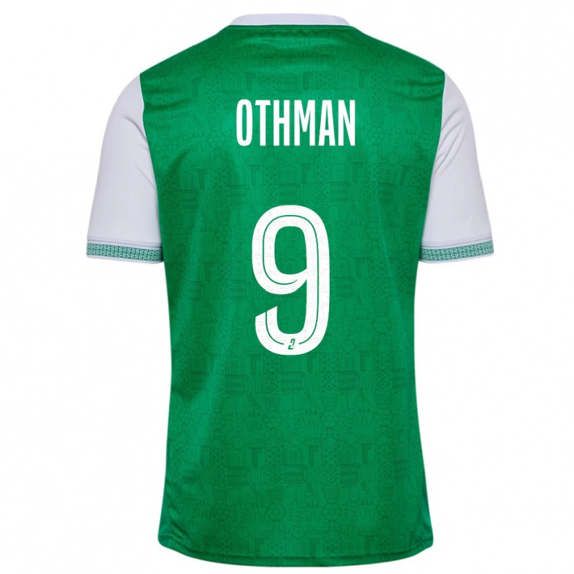 Danxen Herren Jibril Othman #9 Grün Weiß Heimtrikot Trikot 2025/26 T-Shirt Österreich