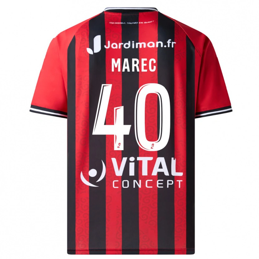 Danxen Herren Noah Marec #40 Rot Schwarz Heimtrikot Trikot 2025/26 T-Shirt Österreich