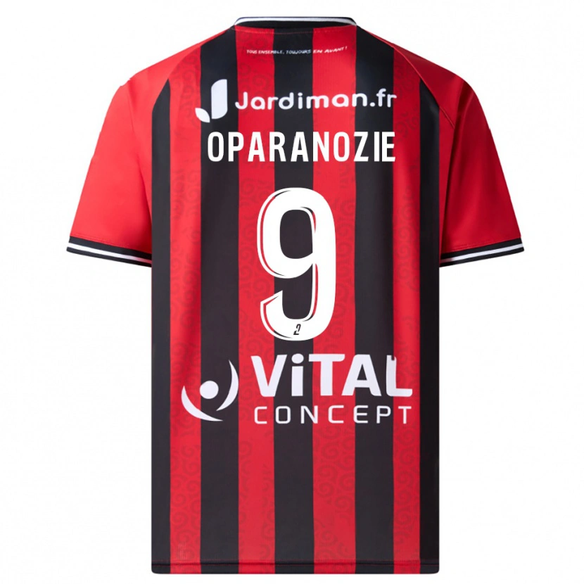 Danxen Herren Desire Oparanozie #9 Rot Schwarz Heimtrikot Trikot 2025/26 T-Shirt Österreich