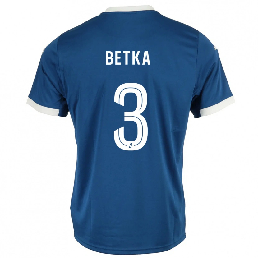 Danxen Herren Naël Betka #3 Blau Weiß Heimtrikot Trikot 2025/26 T-Shirt Österreich