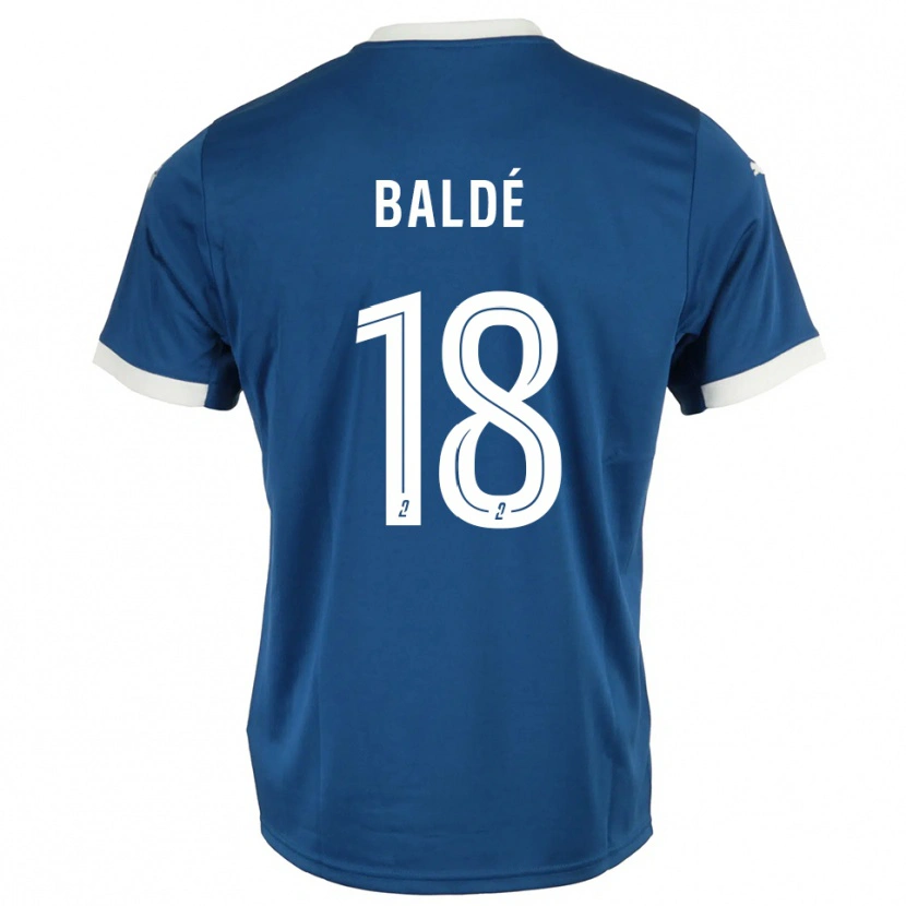 Danxen Herren Thierno Baldé #18 Blau Weiß Heimtrikot Trikot 2025/26 T-Shirt Österreich