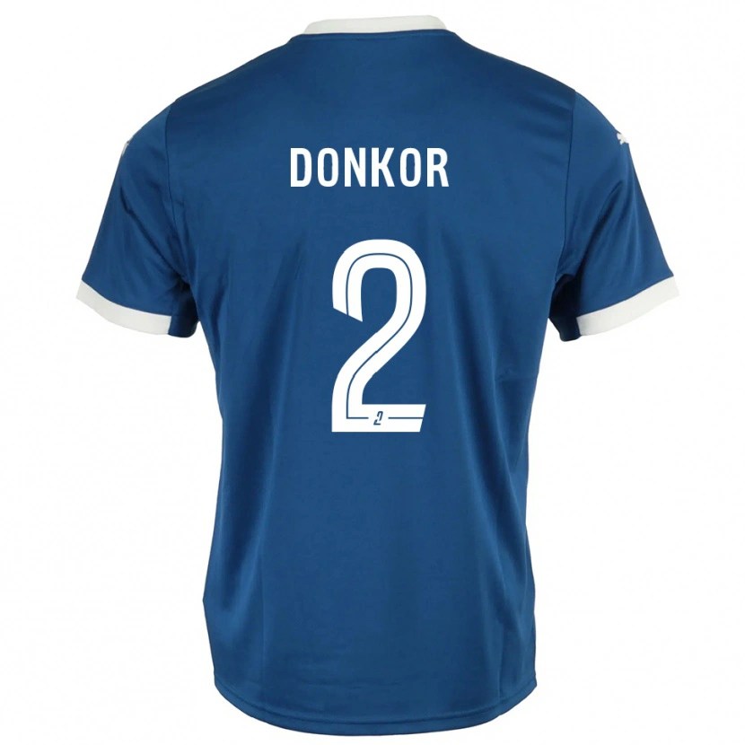Danxen Herren Noah Donkor #2 Blau Weiß Heimtrikot Trikot 2025/26 T-Shirt Österreich