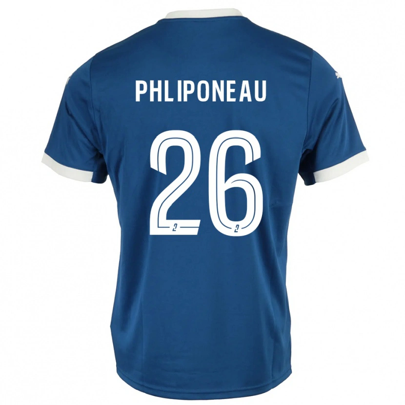 Danxen Herren Alexandre Phliponeau #26 Blau Weiß Heimtrikot Trikot 2025/26 T-Shirt Österreich