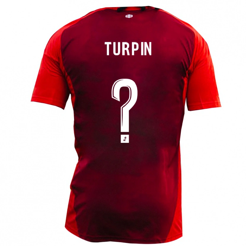 Danxen Herren Gaël Turpin #0 Rot Burgund Heimtrikot Trikot 2025/26 T-Shirt Österreich