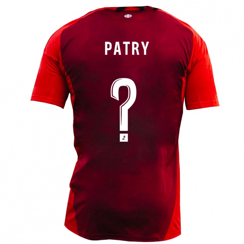Danxen Herren Jules Patry #0 Rot Burgund Heimtrikot Trikot 2025/26 T-Shirt Österreich