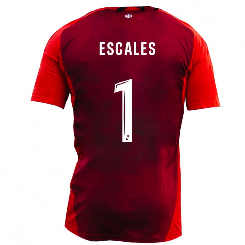 Danxen Herren Florian Escales #1 Rot Burgund Heimtrikot Trikot 2025/26 T-Shirt Österreich